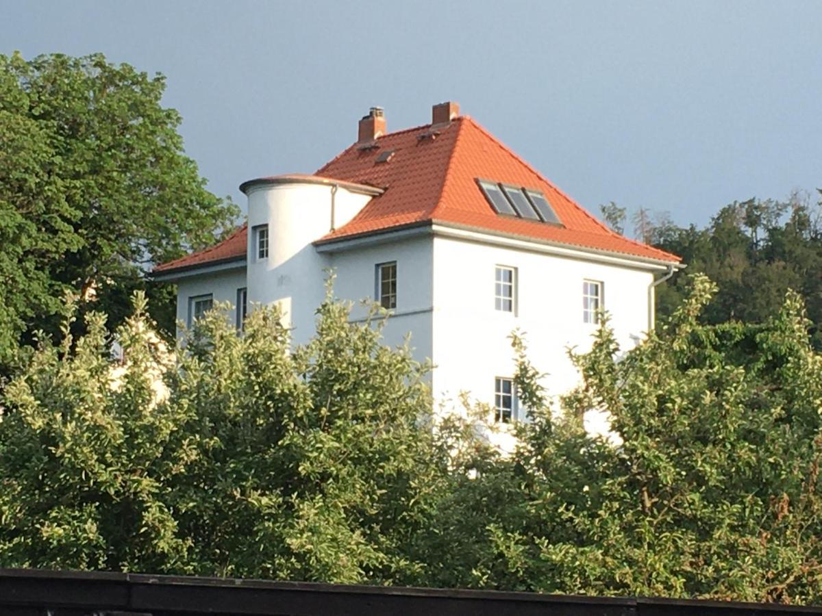 Ferienwohnung Im Blauen Haus Bad Suderode Exterior foto