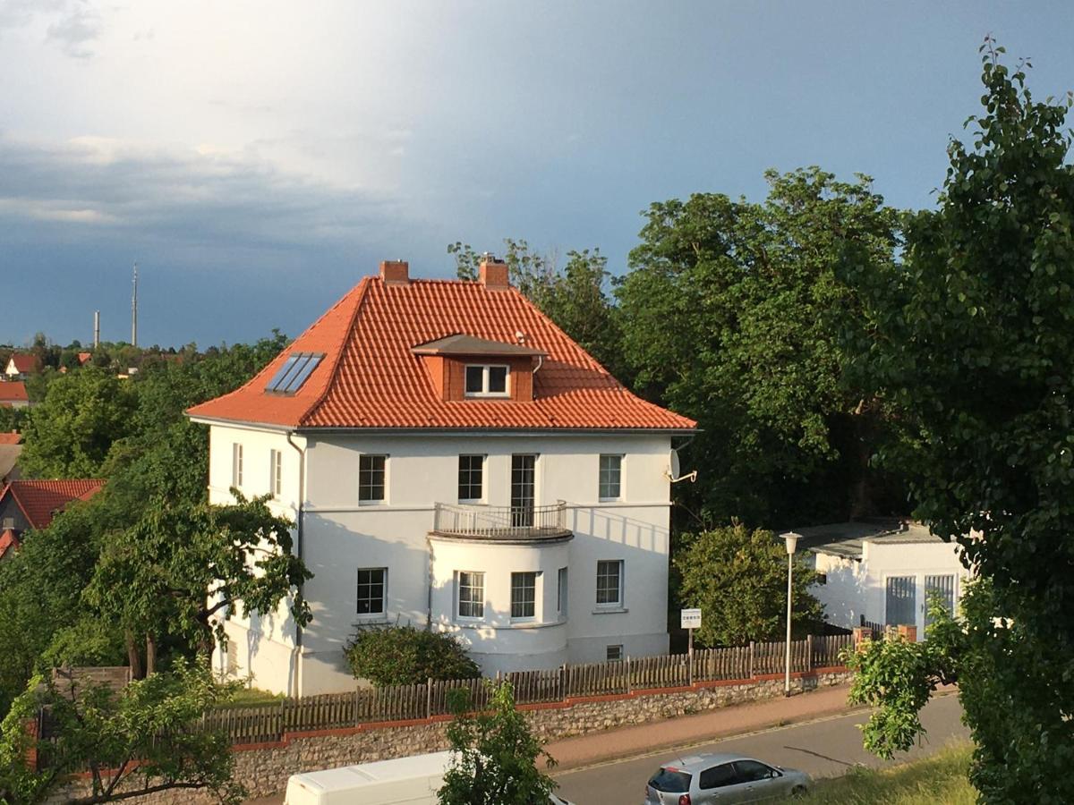 Ferienwohnung Im Blauen Haus Bad Suderode Exterior foto