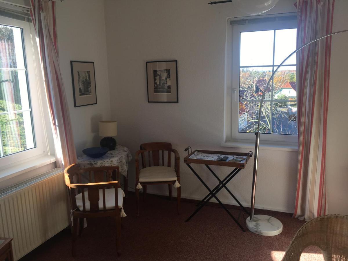 Ferienwohnung Im Blauen Haus Bad Suderode Exterior foto