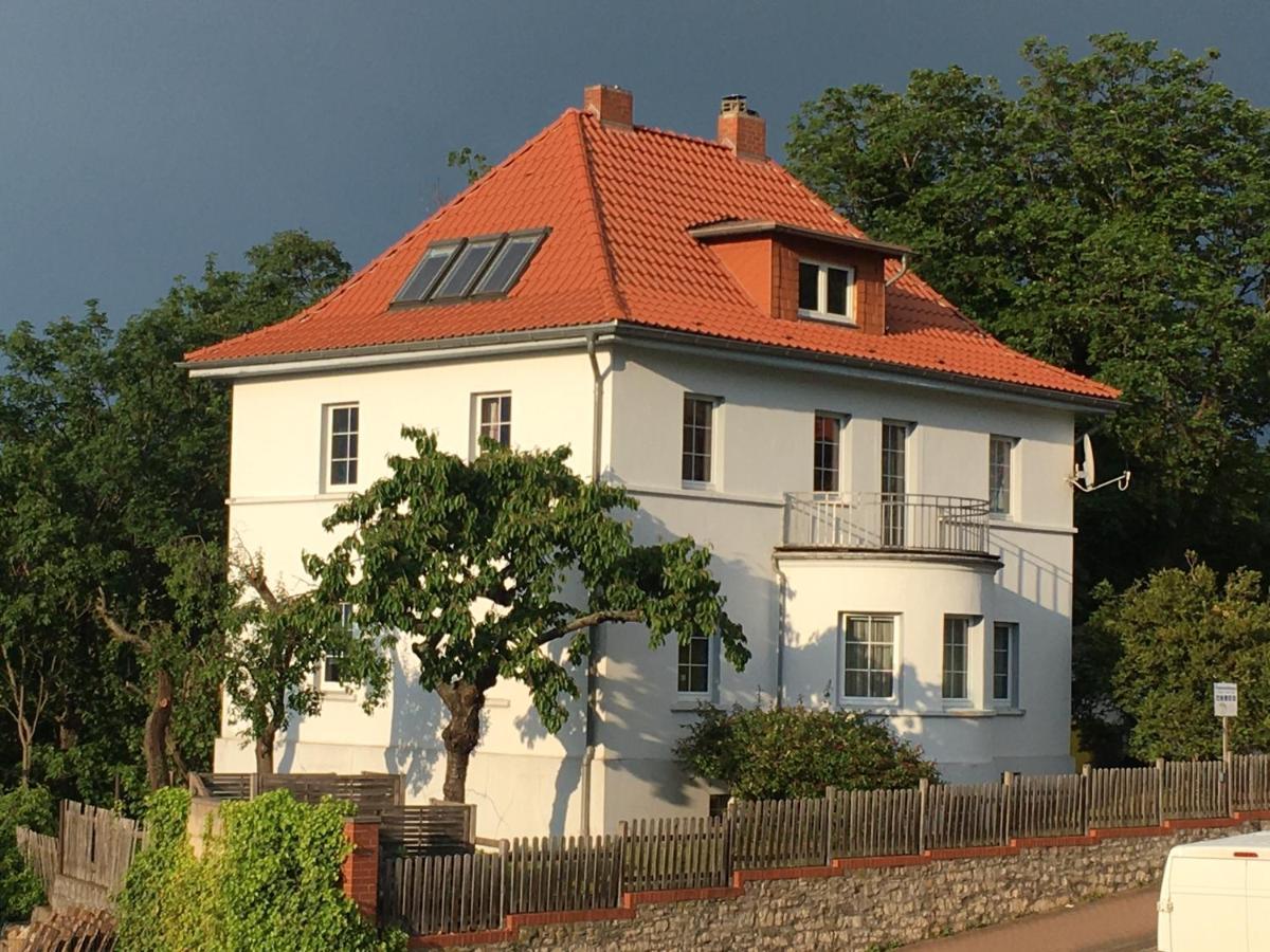 Ferienwohnung Im Blauen Haus Bad Suderode Exterior foto